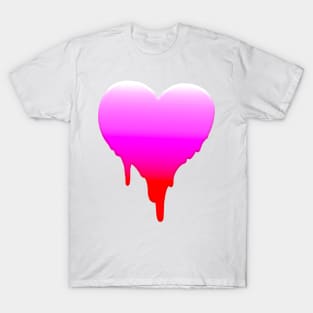 MELTY HEART GRADIENT GREETING CARD T-Shirt